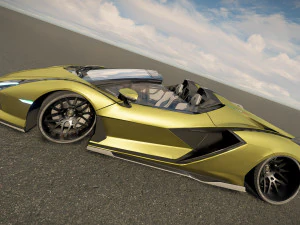 Lambo rghini Sian Roadster 3D Model