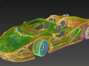 Lambo rghini Sian Roadster 3D Model