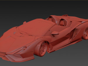 Lambo rghini Sian Roadster 3D-Modell