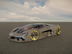 Lambo rghini Terzo Millennio 3D 模型