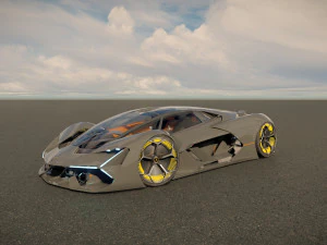 Lambo rghini Terzo Millennio 3D Model