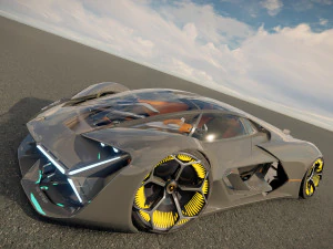 Lambo rghini Terzo Millennio 3D Model