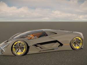 Lambo rghini Terzo Millennio 3D 模型