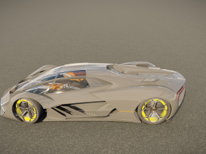 Lambo rghini Terzo Millennio 3D 模型