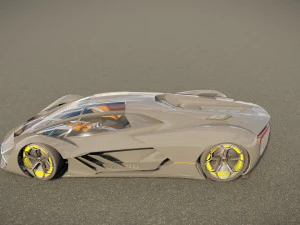 Lambo rghini Terzo Millennio 3D Model