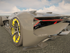 Lambo rghini Terzo Millennio 3D 模型