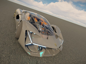 Lambo rghini Terzo Millennio 3D 模型