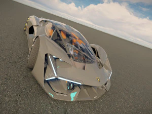 Lambo rghini Terzo Millennio 3D Model