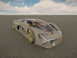 Lambo rghini Terzo Millennio 3D Model