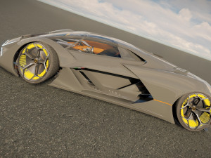 Lambo rghini Terzo Millennio 3D 模型