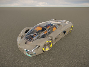 Lambo rghini Terzo Millennio 3D 模型