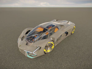 Lambo rghini Terzo Millennio 3D Model