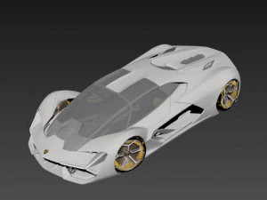 Lambo rghini Terzo Millennio 3D Model
