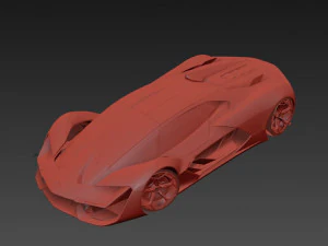 Lambo rghini Terzo Millennio 3D Model