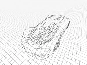 Lambo rghini Terzo Millennio 3D Model