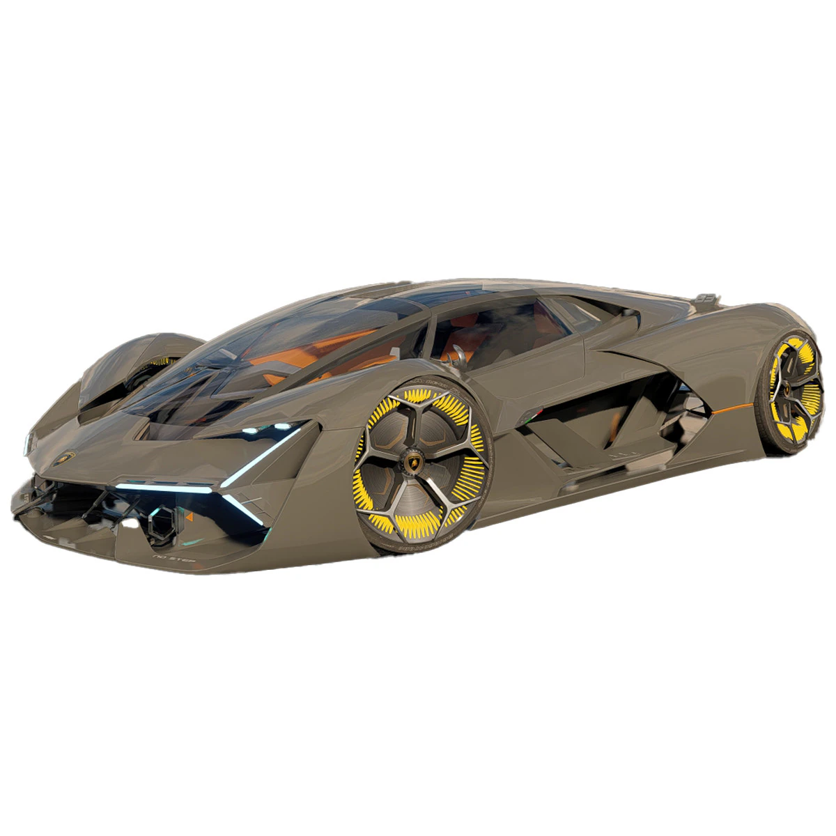 Lambo rghini Terzo Millennio 3D Model .c4d .max .obj .3ds .fbx .stl .blend 