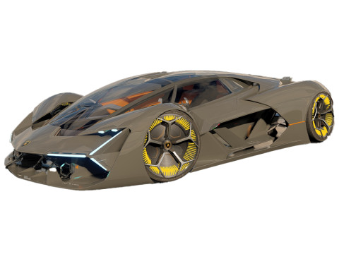 Lambo rghini Terzo Millennio 3Dモデル