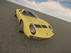 Lambo rghini Miura RR3 3Dモデル