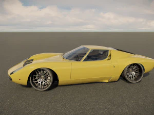 Lambo rghini Miura RR3 3D Model