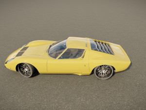 Lambo rghini Miura RR3 3Dモデル