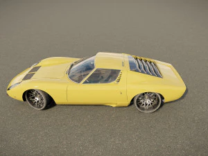 Lambo rghini Miura RR3 3D Model