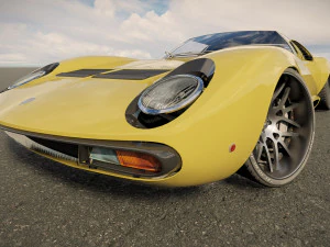 Lambo rghini Miura RR3 3D Model