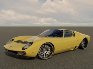 Lambo rghini Miura RR3 3D Model