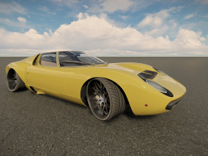 Lambo rghini Miura RR3 3Dモデル