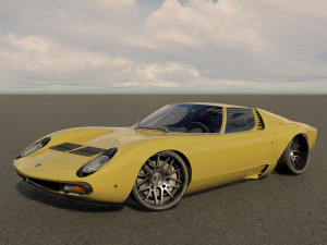 Lambo rghini Miura RR3 3Dモデル