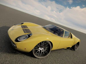 Lambo rghini Miura RR3 3D Model