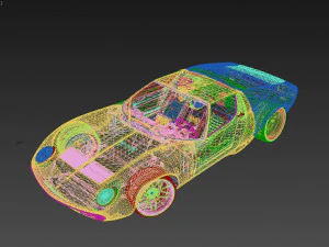 Lambo rghini Miura RR3 3D Model