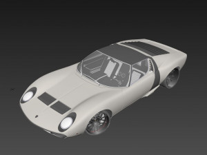 Lambo rghini Miura RR3 3Dモデル