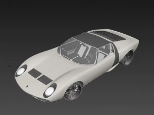 Lambo rghini Miura RR3 3D Model