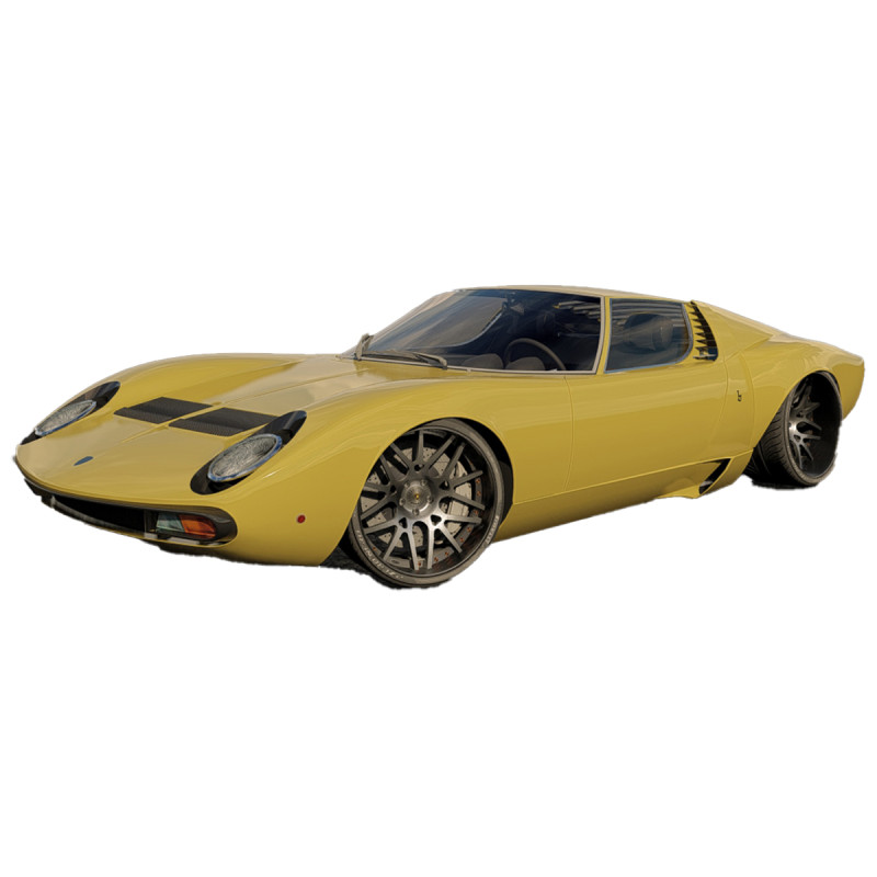 Lambo rghini Miura RR3 3Dモデル .c4d .max .obj .3ds .fbx .stl .blend 