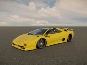Lambo rghini Diablo SV LDF 3D-Modell