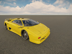 Lambo rghini Diablo SV LDF 3D-Modell