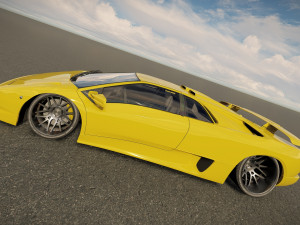 Lambo rghini Diablo SV LDF 3D-Modell