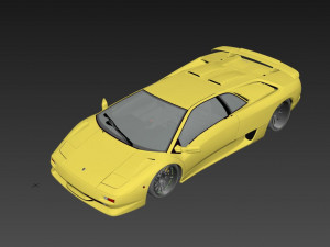 Lambo rghini Diablo SV LDF 3D-Modell