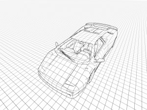 Lambo rghini Diablo SV LDF 3D-Modell