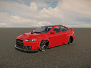 三菱 Lancer Evo FQ400 3D 模型