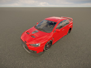 Mitsubishi Lancer Evo FQ400 3D Model