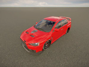 三菱 Lancer Evo FQ400 3D 模型