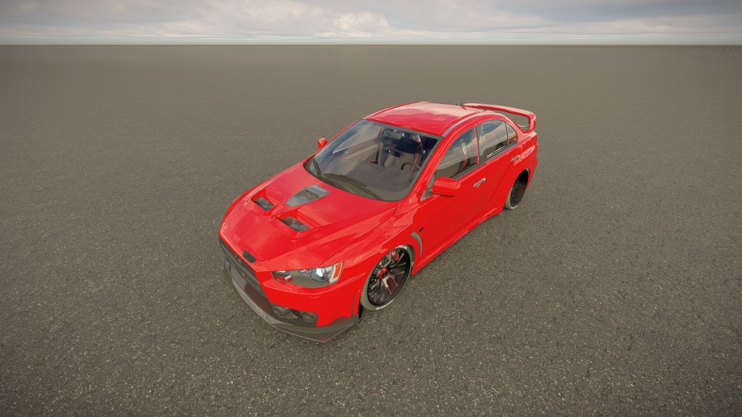 Mitsubishi Lancer Evo FQ400 3D Модель In Спортивные 3DExport