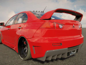 三菱 Lancer Evo FQ400 3D 模型