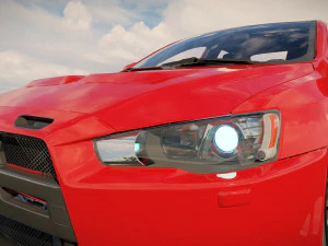 三菱 Lancer Evo FQ400 3D 模型
