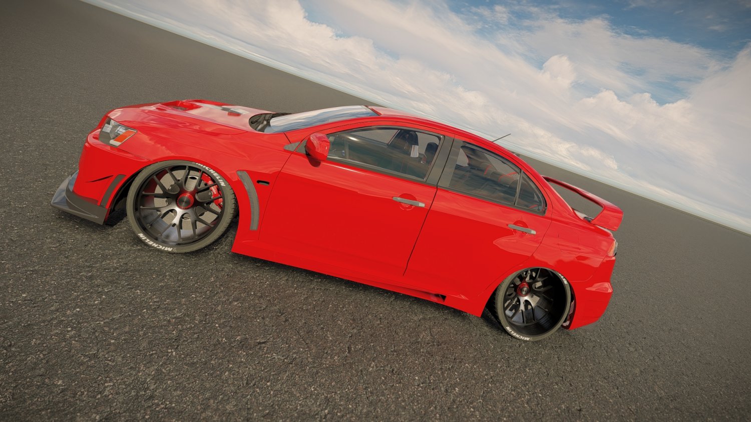 Mitsubishi Lancer Evo FQ400 3D Модель In Спортивные 3DExport