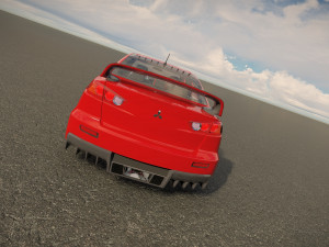 Mitsubishi Lancer Evo FQ400 3D Model