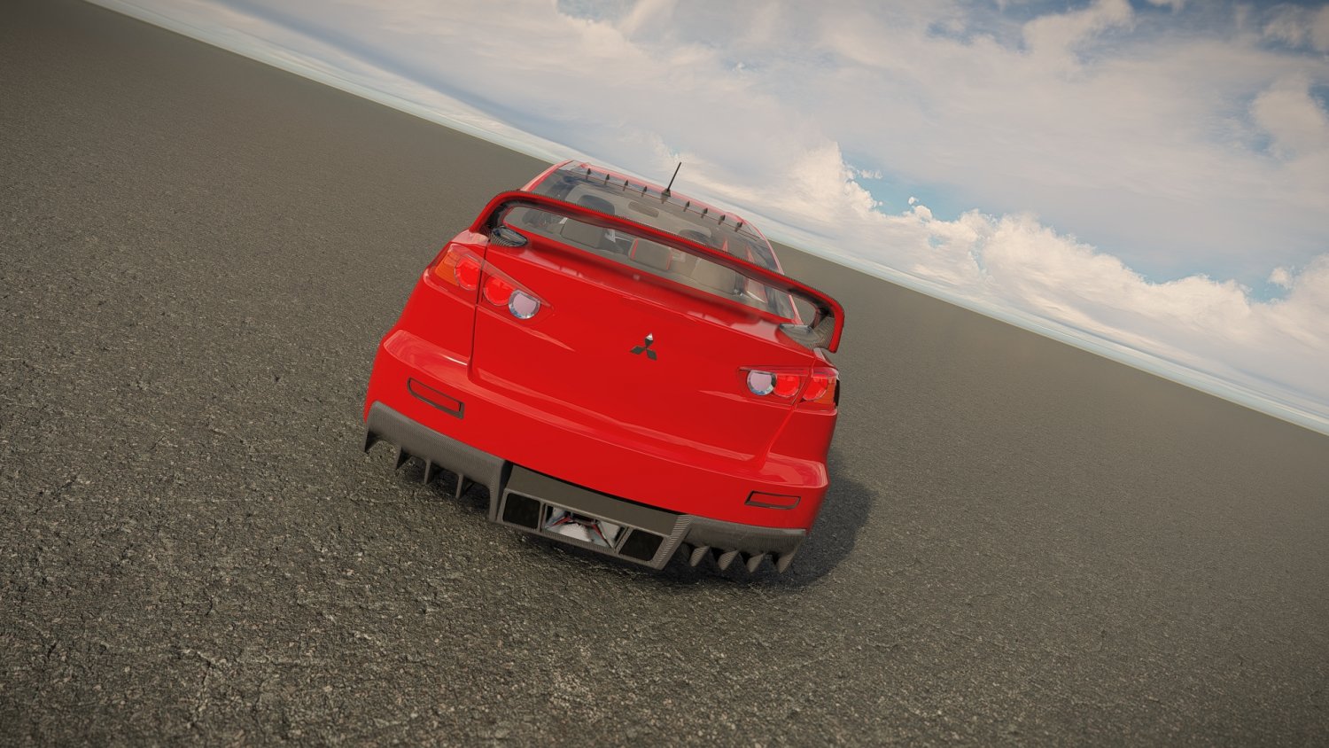 Mitsubishi Lancer Evo FQ400 3D Модель In Спортивные 3DExport