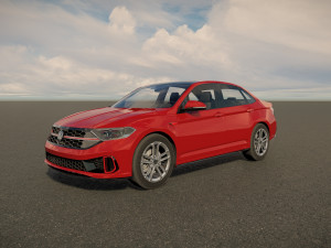 Volkswagen Jetta GLI 2023 Model 3D