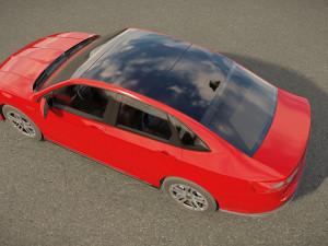 Volkswagen Jetta GLI 2023 Model 3D